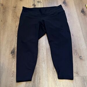 Black Old Navy High Rise Leggings XXL